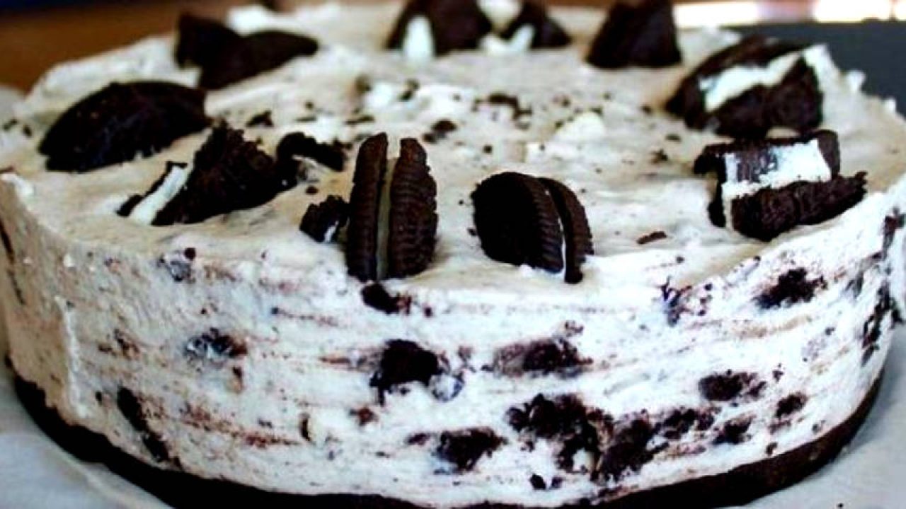 Receta: Tarta de Oreo Fitness Sin Horno