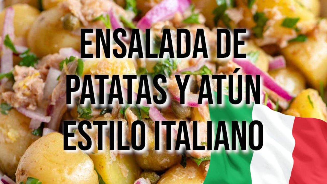 Ensalada de patata y atún, receta italiana